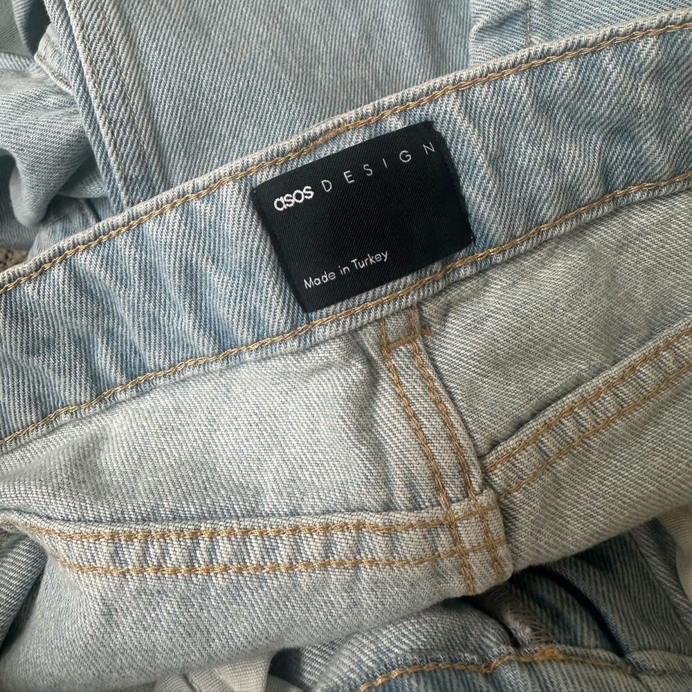 ASOS Light Blue Straight Leg Jeans - Picture 7 of 7